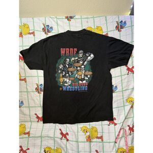 Vintage 90s Big Dogs WDBF wwf wrestling hogan stone cold mens t shirt size XL